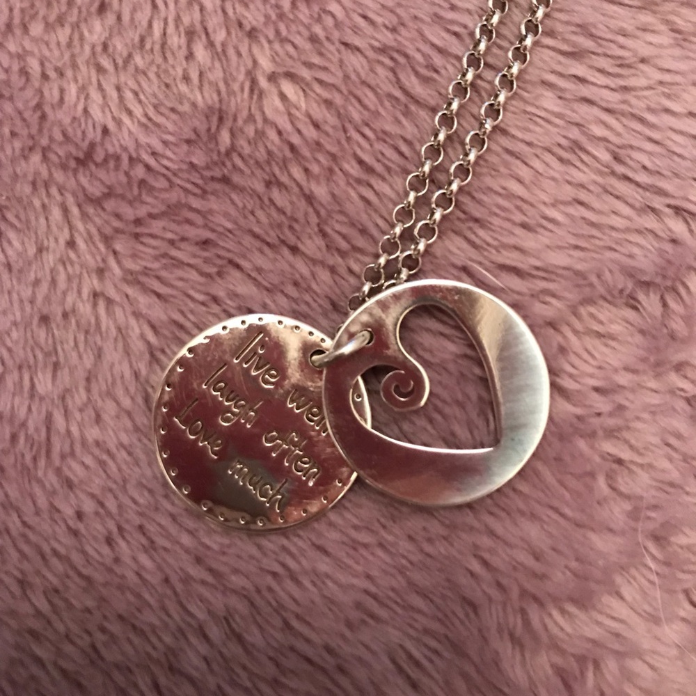 Brighton “Quote Me Heart” Necklace